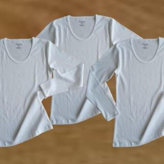 Pack x3 Polos Manga Larga Femenino