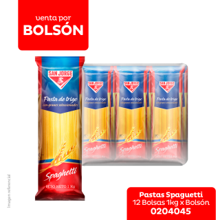 SPAGUETTI X 12 BLS X 1KG SAN JORGE