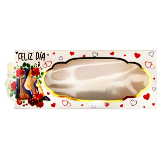 Caja Chocotejas x6 Feliz Día Blanco Mamá