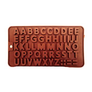 Molde Silicona Letras Abecedario y Símbolos