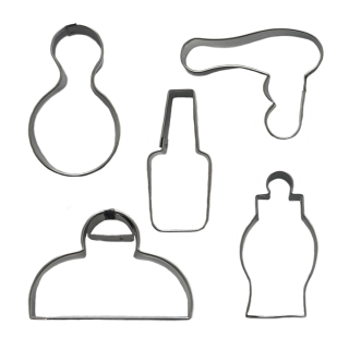 Cortador de Lata Mini Accesorios Mujer x10 und