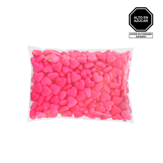 Grageas Corazón Fucsia x50gr