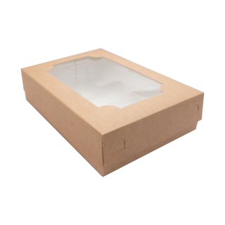 Caja para Bocaditos #2 - 14x21.5x5cm Kraft