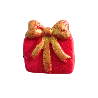 Pastillaje Navidad Regalo Navideño Rojo