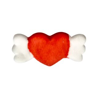 Pastillaje Corazón Con Alas San Valentín