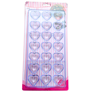 Molde Acrílico Bombones Corazón x21