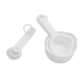 Set de 10 Tazas y Cucharas Medidoras Plastico