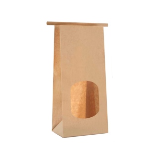 Bolsa Tin-tie Kraft Mediana 500gr