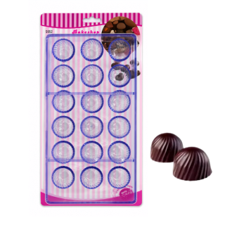 Molde Acrílico para Chocolate Forma de Trufa