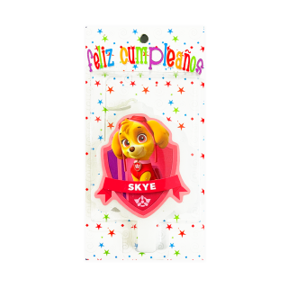 Vela con Diseño Paw Patrol Skye