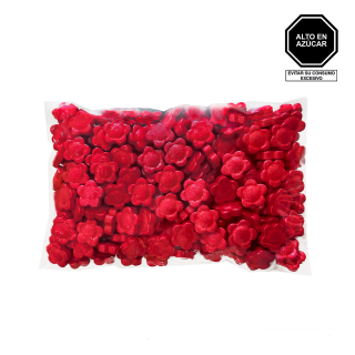 Grageas Flor Roja Perlada x 50gr