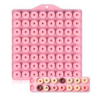Molde Silicona Mini Donas x64 Cav