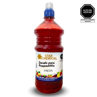 Jarabe Para Raspadilla Star Chemical Fresa x 1L