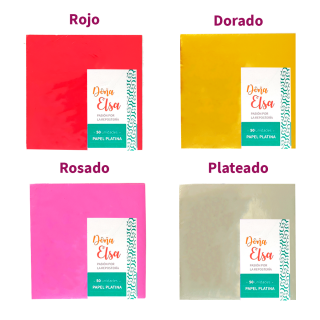 Papel Platina 50und Color Entero