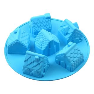 Molde Silicona Casitas Navidad