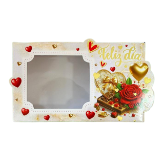 Caja Chocotejas x4 Rosas y Chocolate