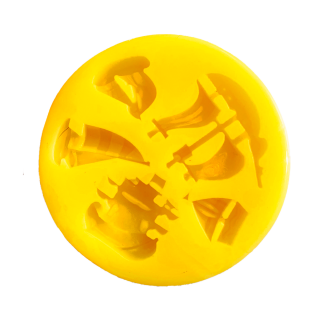 Molde De Silicona Set Barcos