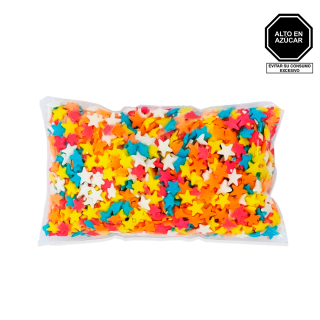 Grageas Estrellas coloridas x 50gr