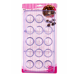 Molde Acrilico para Chocolate Esfera Lisa