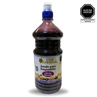 Jarabe Para Raspadilla Star Chemical Fresa x 1L
