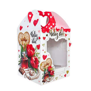 Caja Lonchera Cupcake x1 Rosas