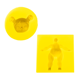 Molde De Silicona Muñeca Cuerpo