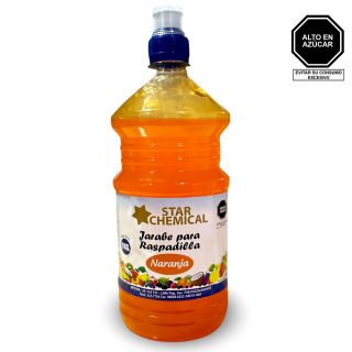 Jarabe Para Raspadilla Star Chemical Naranja x 1L