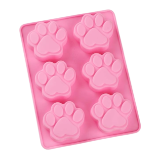 Molde Silicona Huella de Perrito