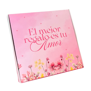 Caja Bocadito Rosada Amor 16x16x5cm