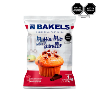 Premezcla Muffin Mix de Vainilla Bakels 1kg