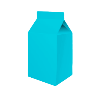 Caja Rectangular Tetrapack x6 und Colores Varios