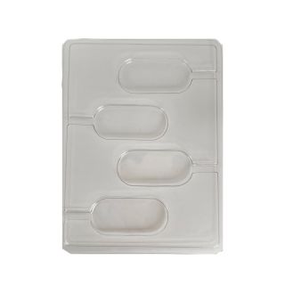 Molde Plástico Paleta x4