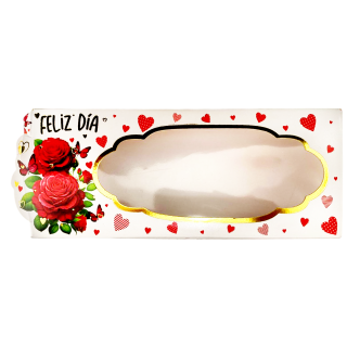 Caja Chocotejas x6 Feliz Día Rosas Mamá