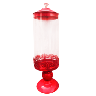 Bombonera de Vidrio Porta Dulces Colores Varios