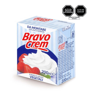 Crema Chantilly Vegetal Bravo Crem 200ml
