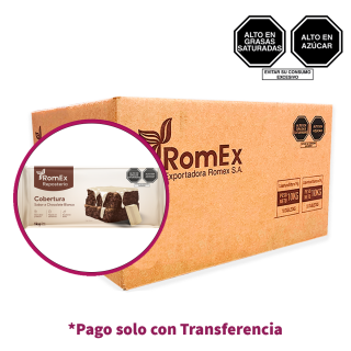 Cobertura Sabor a Chocolate Blanco Romex 1kg Caja x10 und