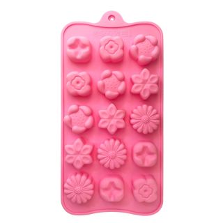 Molde Silicona Flores Diversas