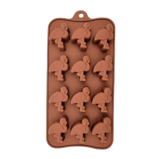 Molde Silicona Flamingos x12 Cav
