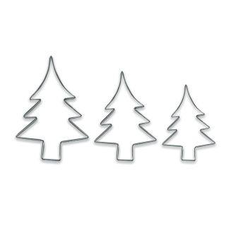 Cortador Lata Árbol de Navidad x3