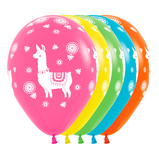 Globo R-12 Llamas Colores Varios x und