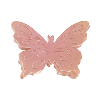 Mariposas de Cartón Metálico Rose Gold 10und Tamaños Varios