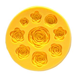 Molde De Silicona 9 Rosas