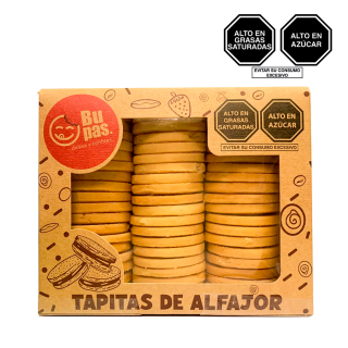Tapitas de Alfajor Bupas x 60 und
