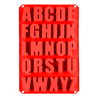 Molde Silicona Letras Abecedario Mayúscula