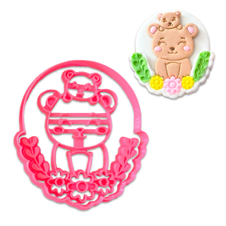 Cortador y stamp Mamá Oso