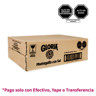 Mantequilla con Sal 200g Gloria Caja x 24 und