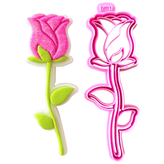 Cortador y Stamp Rosa