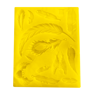 Molde De Silicona Set Pluma y Alas