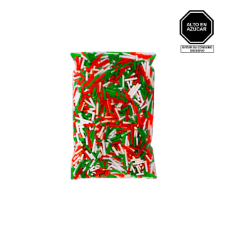Grageas Palito Blanco, Rojo y Verde 50gr