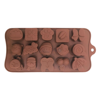 Molde Silicona Personajes Varios 15cav